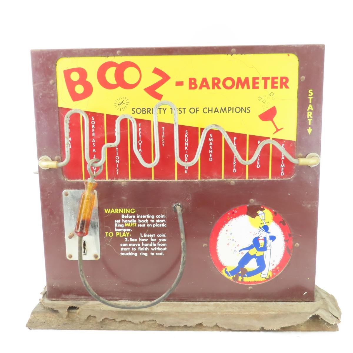 Bar Top Booz-Barometer Coin Op Machine