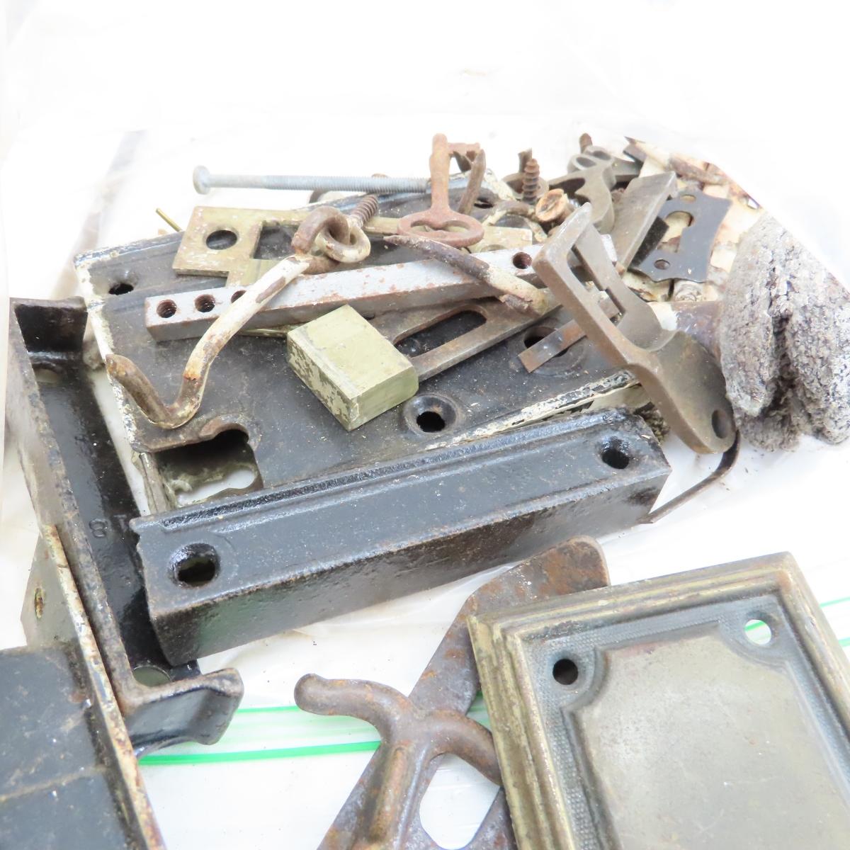 Antique Hardware, Sad Iron, Ice Tongs & More