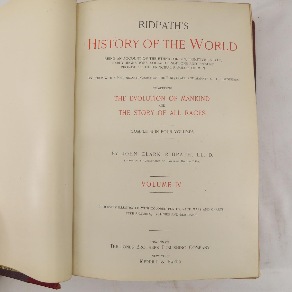 History of the World ManKind I-IV and Nations I-V