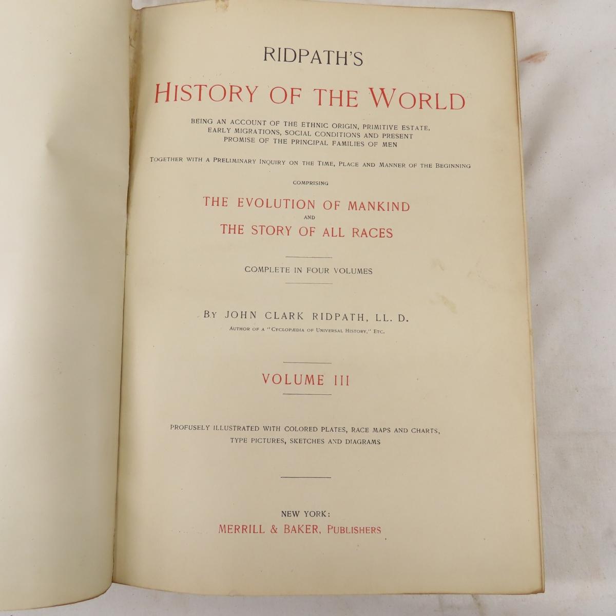 History of the World ManKind I-IV and Nations I-V