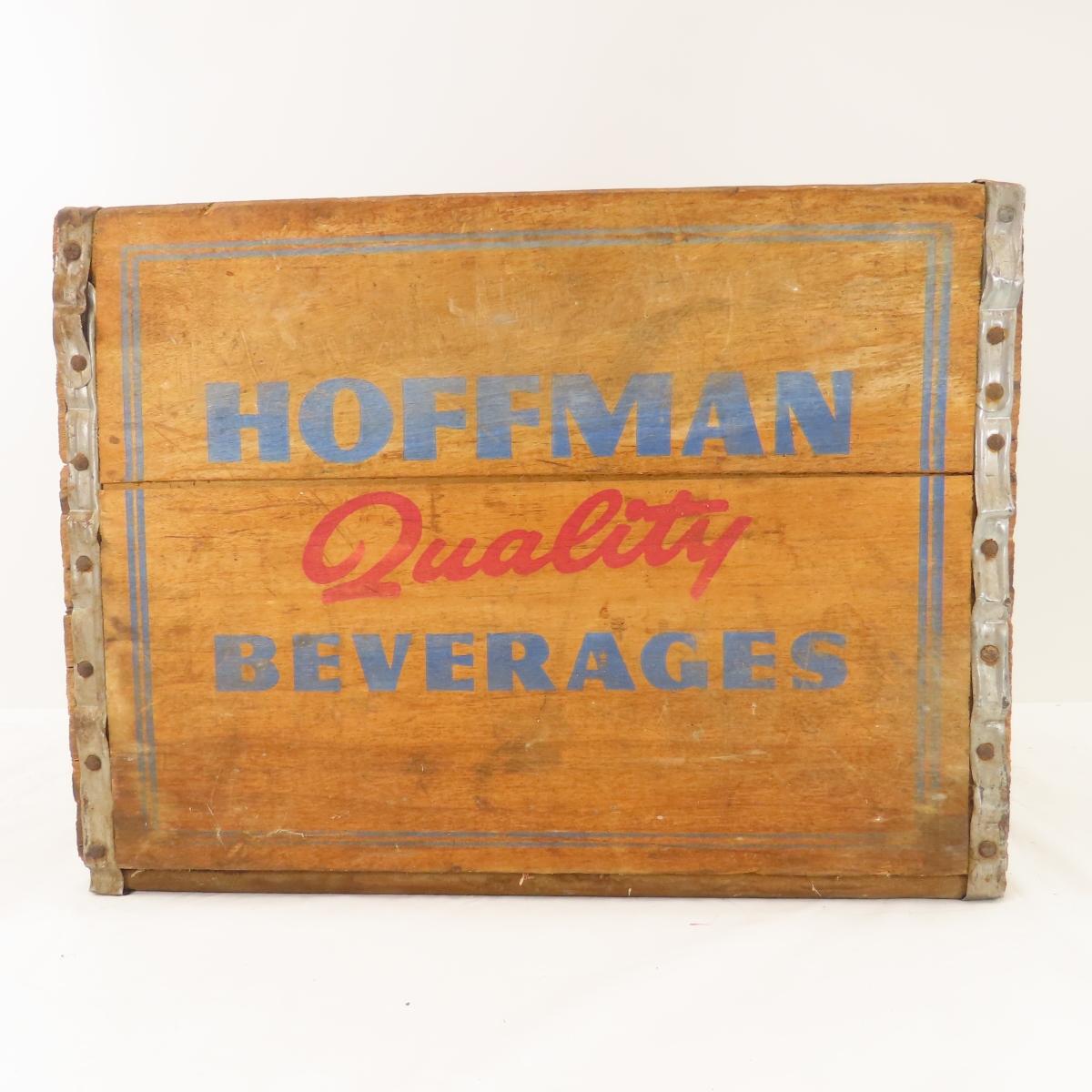 Hoffman Beverages Wooden Crate & Canning Jars