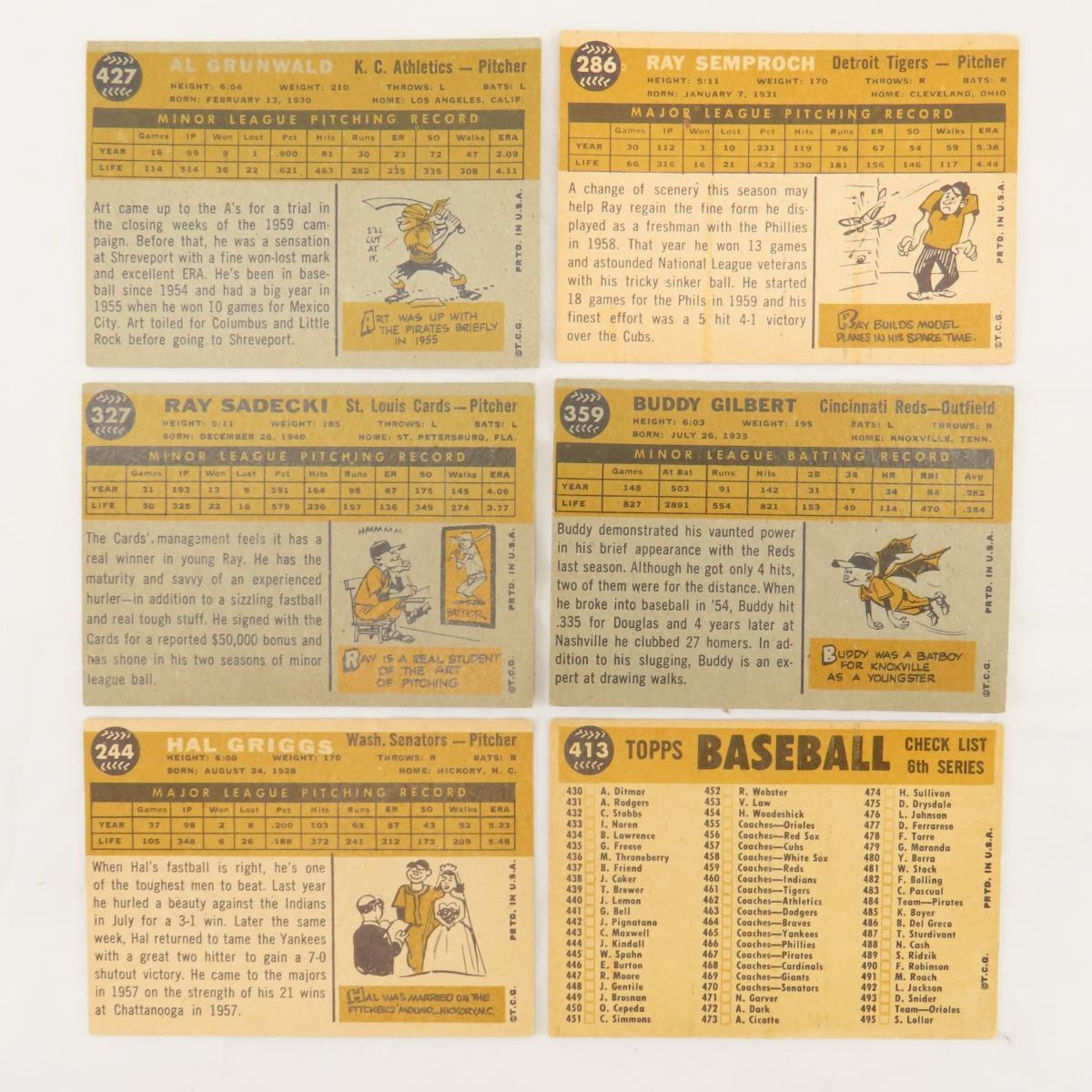 1960's Topps baseball Cards, Cal Ripken Jr & more