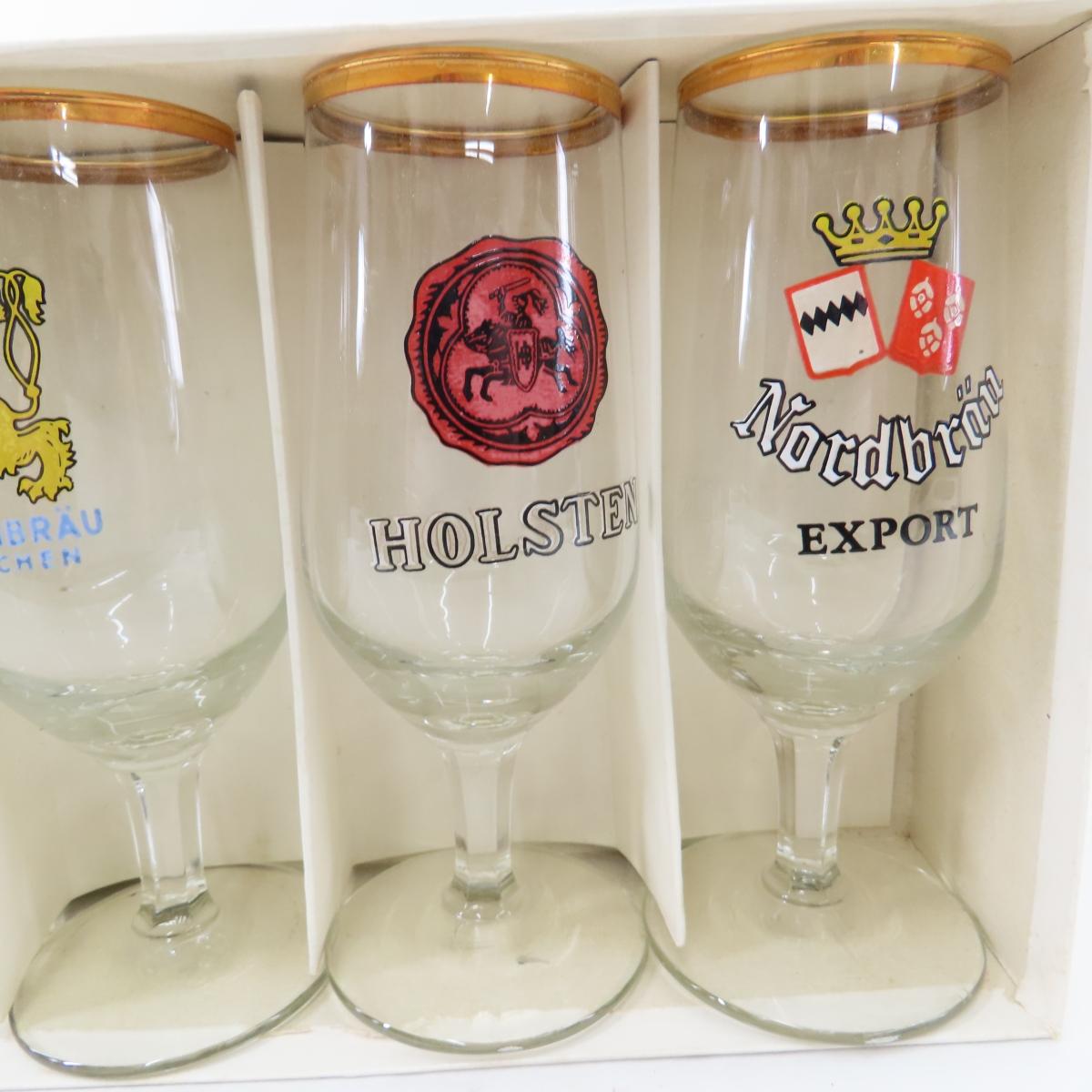 2 sets of 6 German beer glasses by Ruhrglass