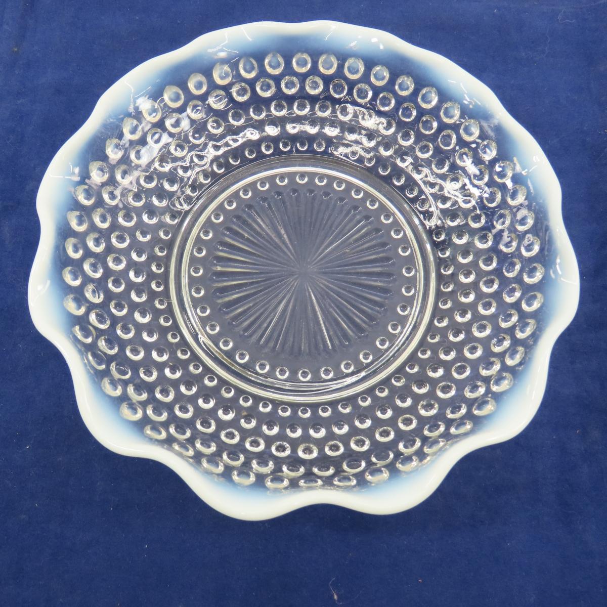 Vintage Opalescent Hobnail Moonstone Glassware