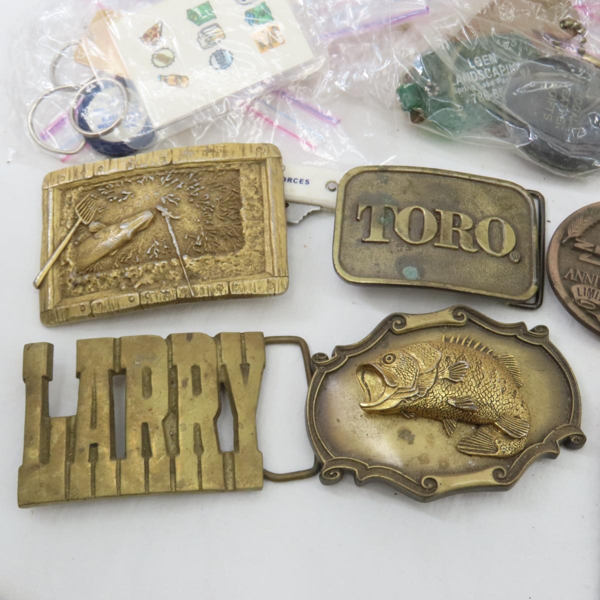 Keychains, Belt Buckles, Fishing Items & More