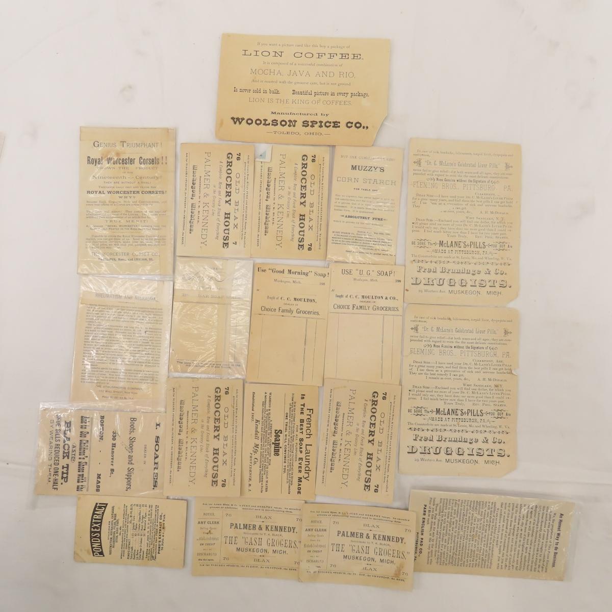 Antique Trade Cards, Tobacco Cards and Ephemera
