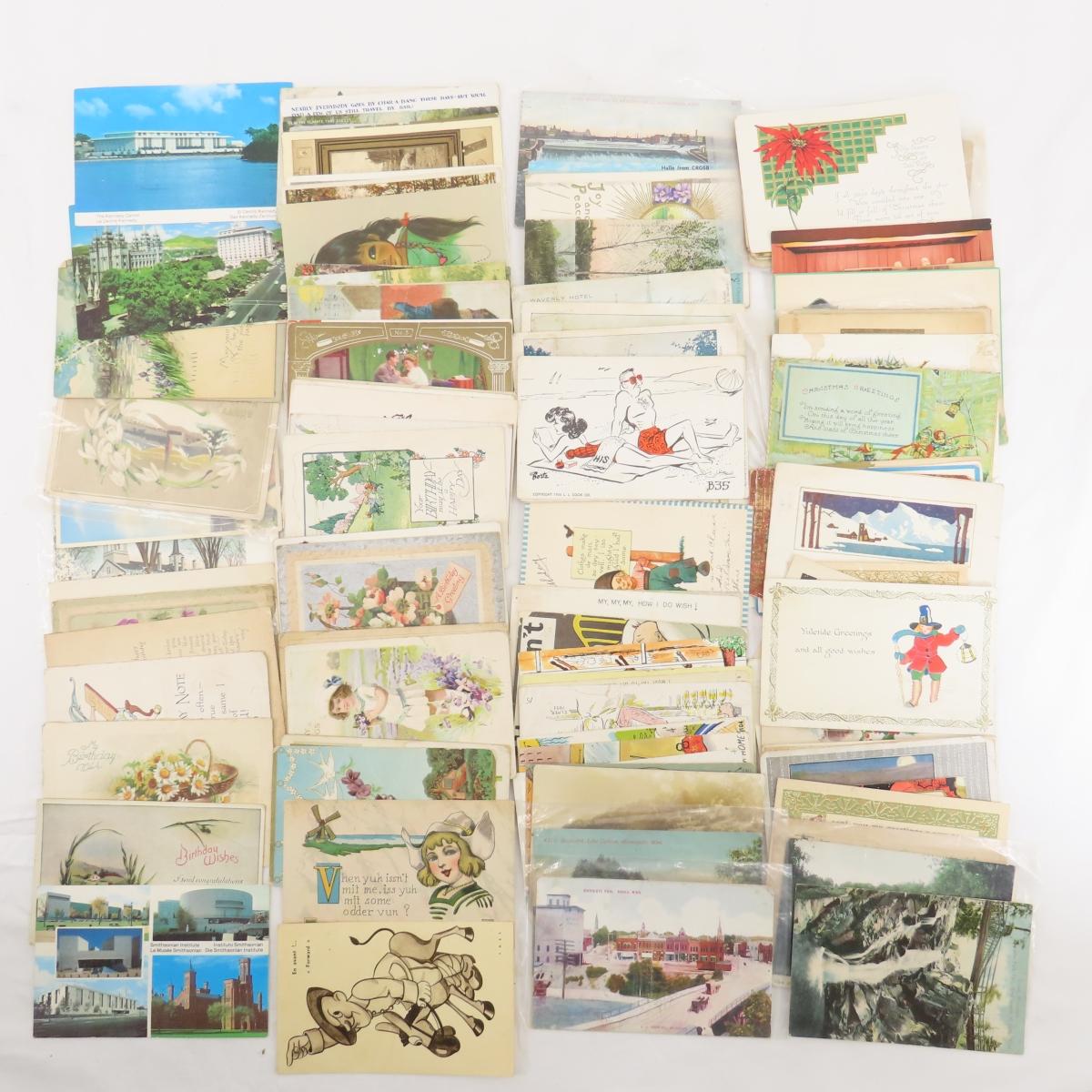 Approx 400 -Tuck's, RPPC, Antique & Vintage Postcards