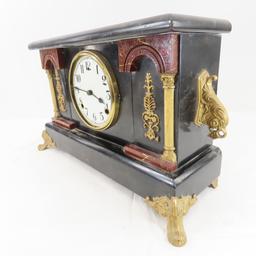 Antique Gilbert Mantle Clock for Repair & More