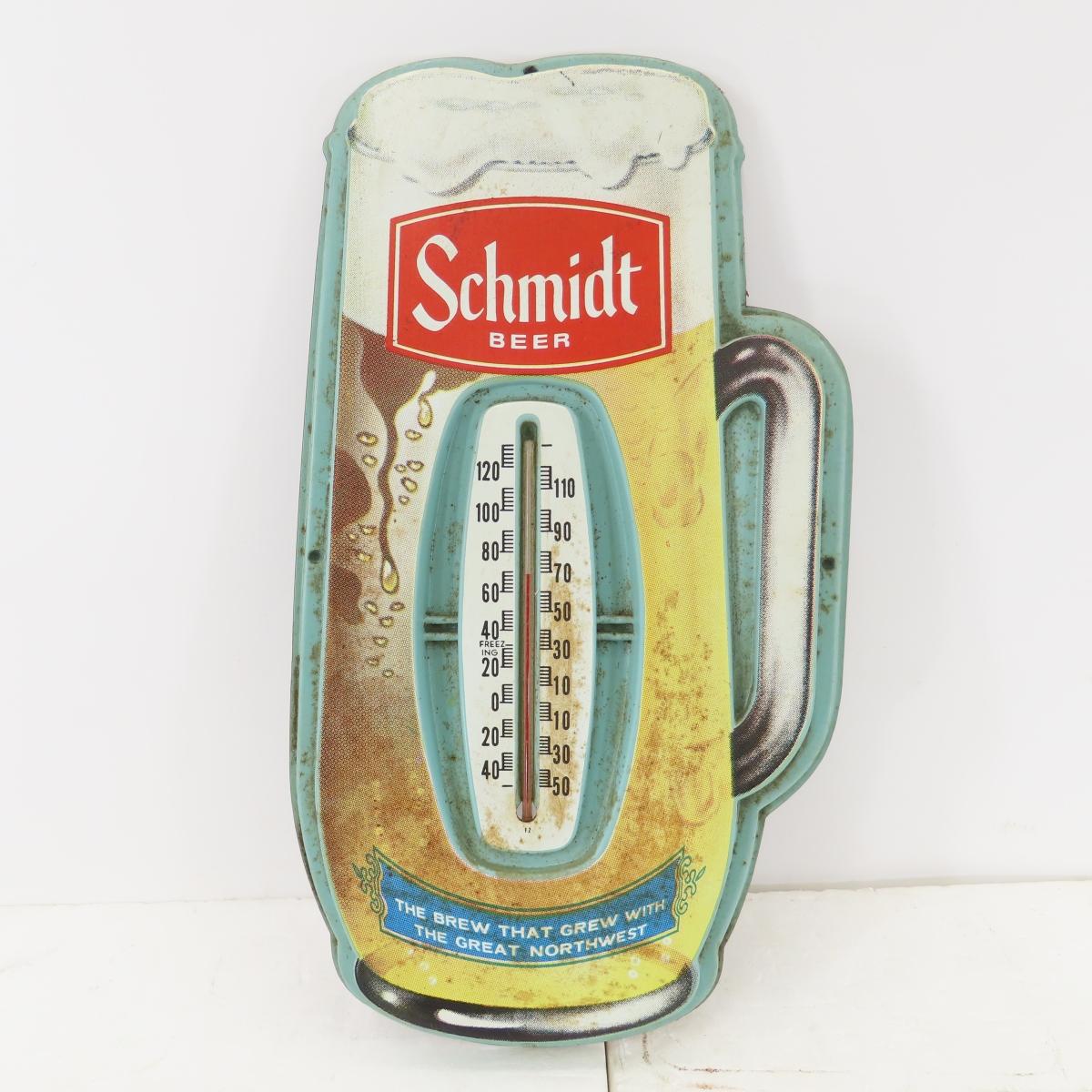 Schmidt's Thermometer, Beer Pitchers & More