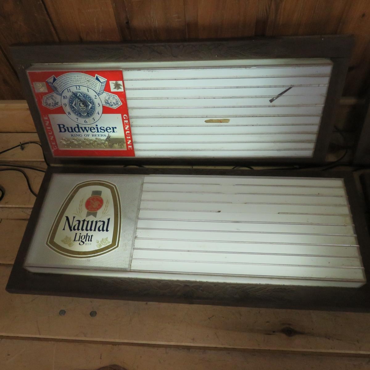 4 Light Up Beer Letter Board Signs