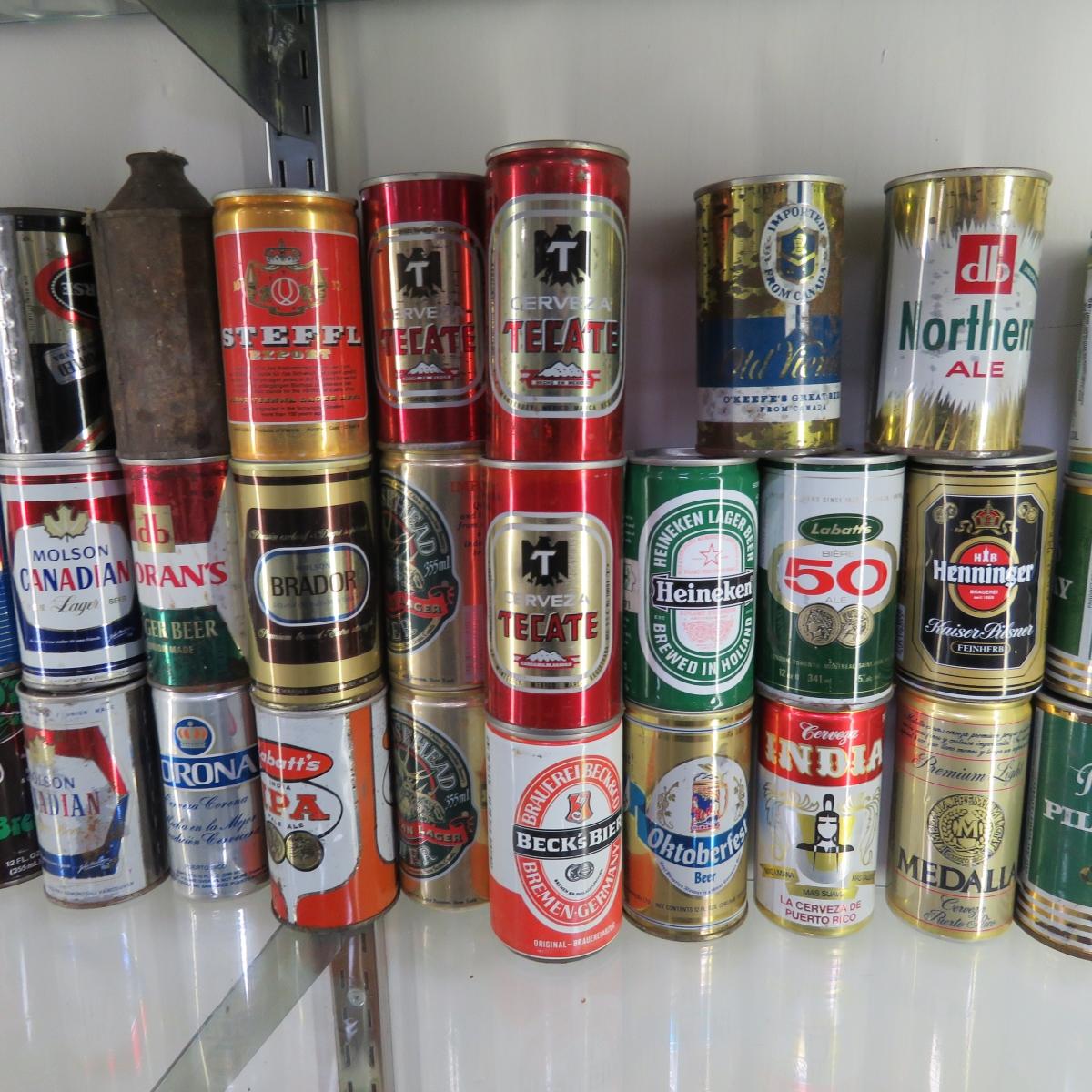 Vintage Beer can Collection