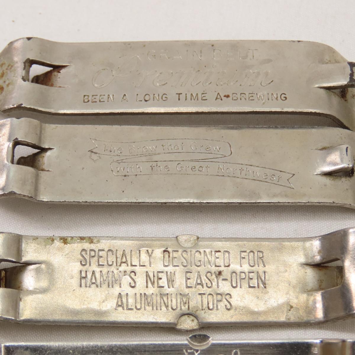 Antique Hamm's Grain Belt & Other Bottle Openers