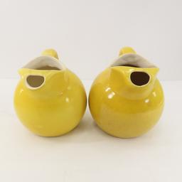 4 Red Wing Yellow Pitchers