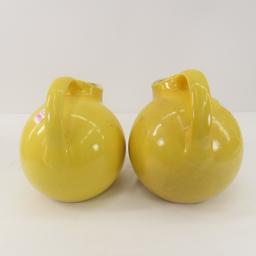 4 Red Wing Yellow Pitchers