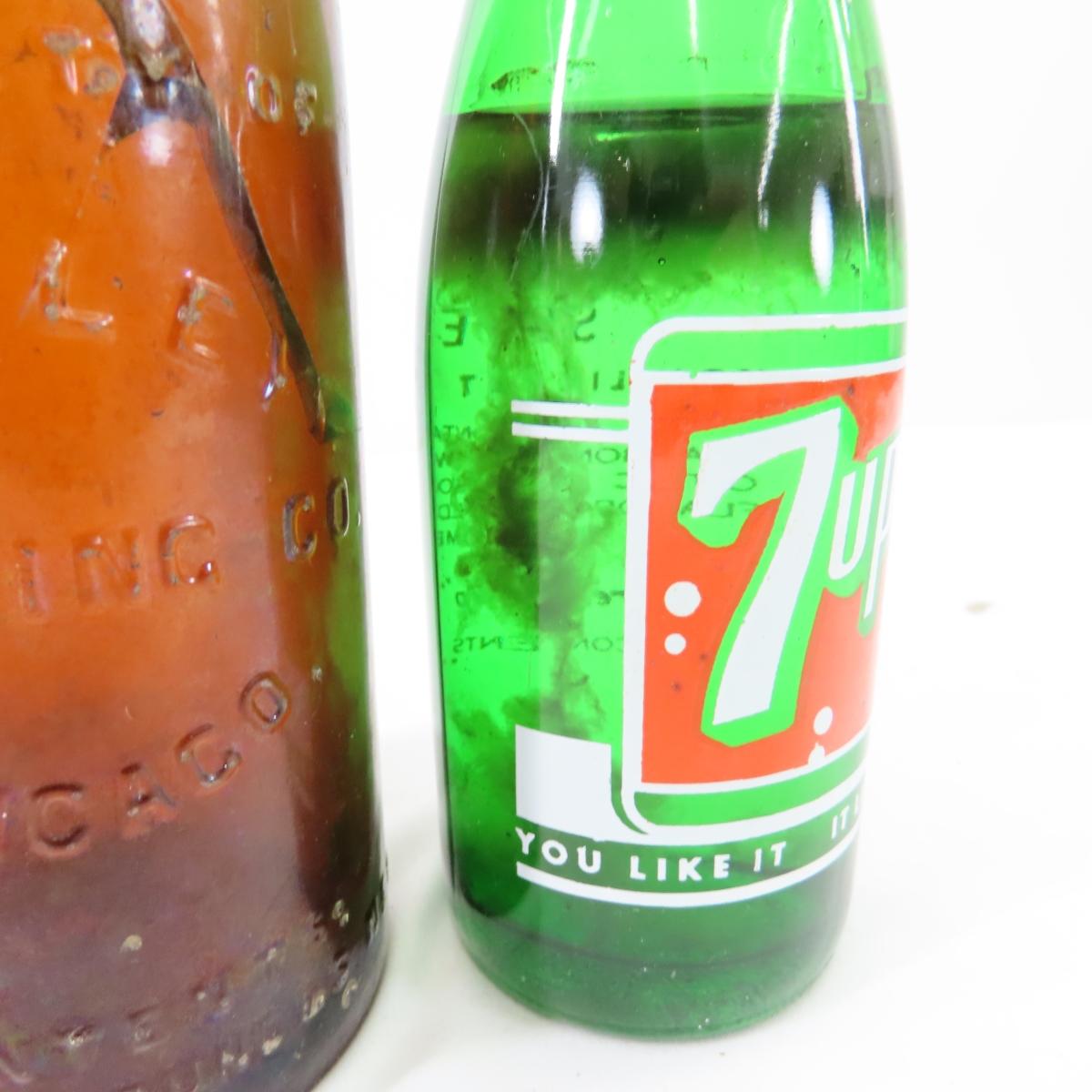 Antique Soda Bottles and Milk Bottles