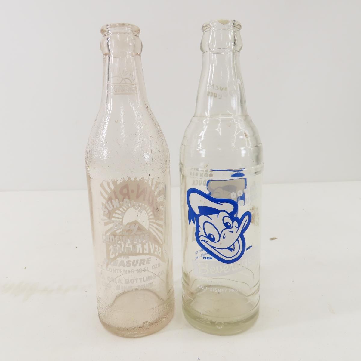 Antique Soda Bottles and Milk Bottles