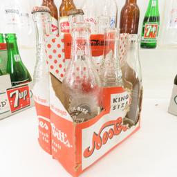 Antique Soda Bottles and Milk Bottles