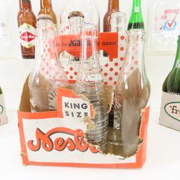 Antique Soda Bottles and Milk Bottles