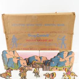 Davy Crockett Indian Target Set in Original Box
