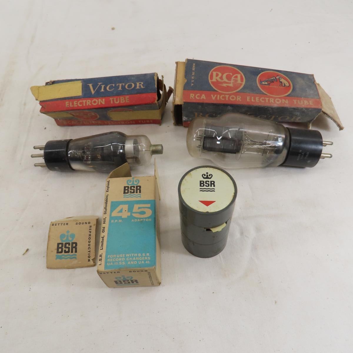 RCA Victor Electron Tubes, Microphone & More