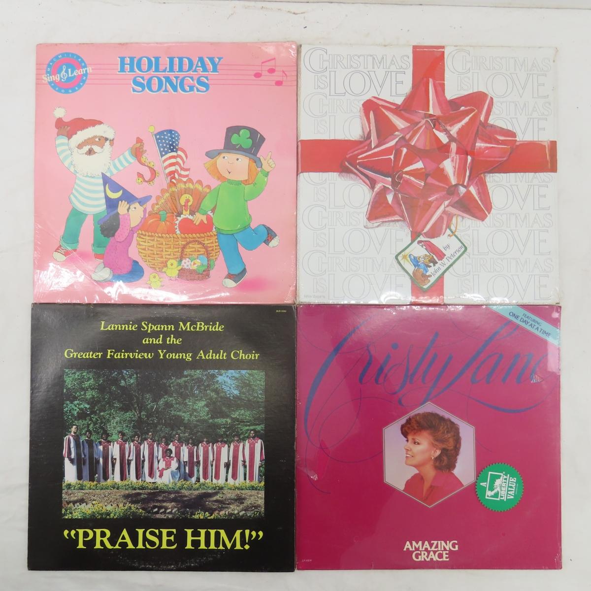 48 Vintage Christmas, Gospel, & Kids records