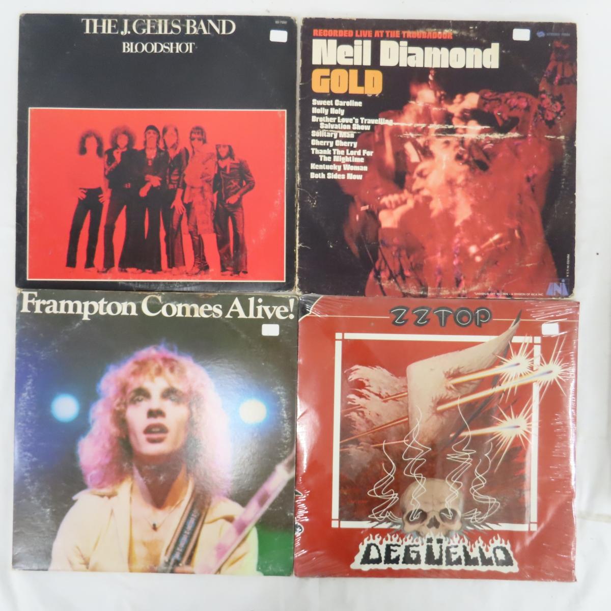 30+ Vintage records Neil Diamond, ZZ Top, Bread