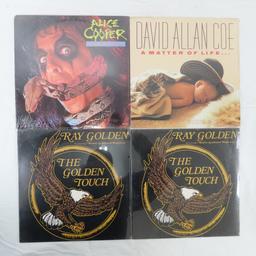 40 sealed Records Janet Jackson, Alice Cooper