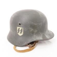 WWII Quist M40 German SS Helmet- Single Decal