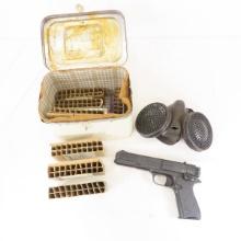 1935 MSA Respirator Mask & BB Pistol