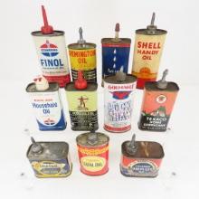 Small Vintage Oil Cans