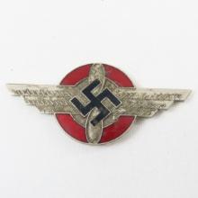 WWII German 3rd Reich DLV Glider Korps Cap Badge