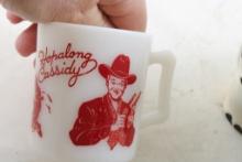 Dumbo Pitcher, Hopalong Cassidy Mug, German Stein