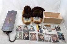 Scale, Beatles Cards, Moccasins, Tape Measure+