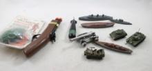 Ships, Canons, Tanks, Toy Grenade, Toy Bomb & more