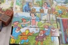 Wooden Blocks, Snow White Picture Blocks