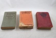 3 Edgar Rice Burroughs Books Tarzan, Thuvia