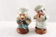 Shefford China Chef Figural Salt & Pepper Shakers