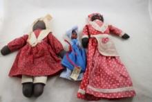 Black Americana 2 Dolls, Figural Toaster Cover