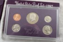 1984S, (2) 1987S US Proof Sets Plus 1989S US Mint