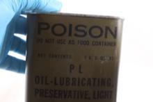 2 Cans Military Oil Lubricating Preservative