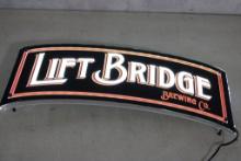 Lift Bridge Brewing Company Lighted Sign Working