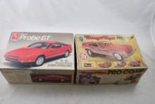 Revell Veney's Vega & AMT Ford Probe GT Model Cars