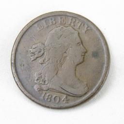 1804 Draped Bust Half Cent
