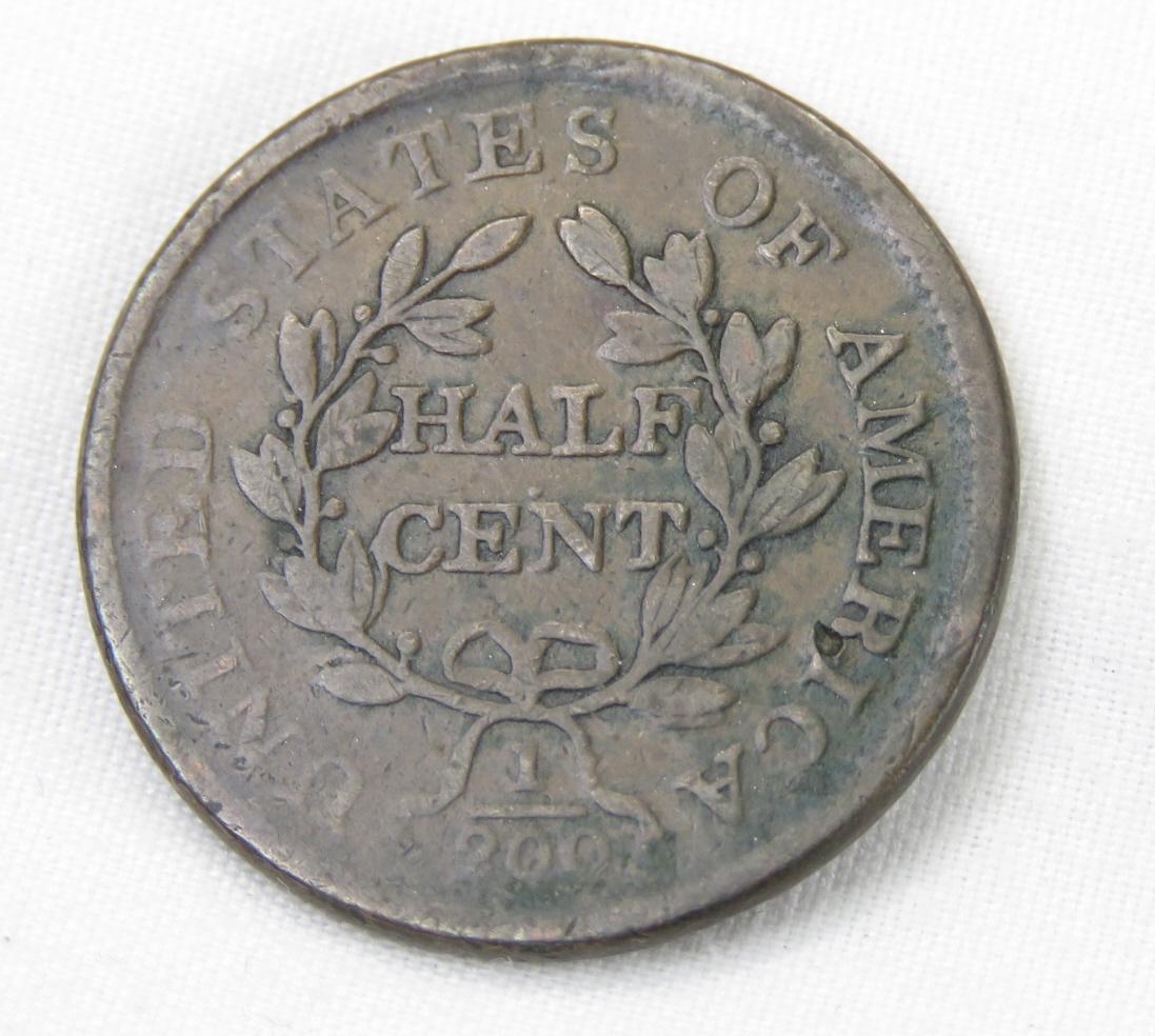 1804 Draped Bust Half Cent