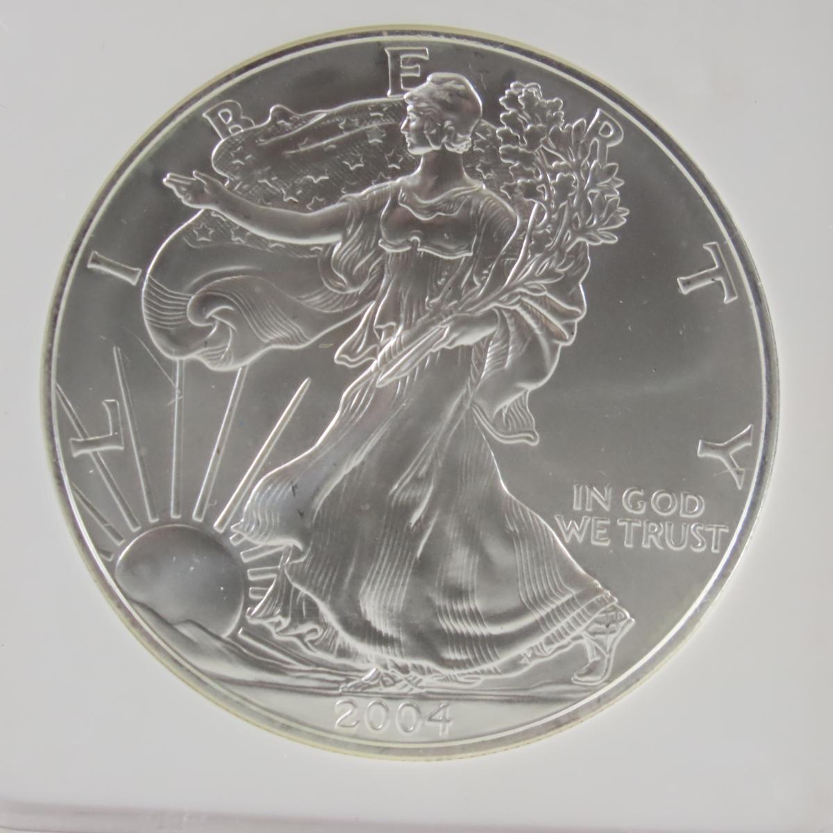 2004 American Silver Eagle NGC MS69