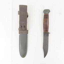 USN MARK 1 Pal RH35 knife with scabbard