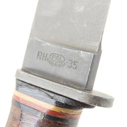 USN MARK 1 Pal RH35 knife with scabbard