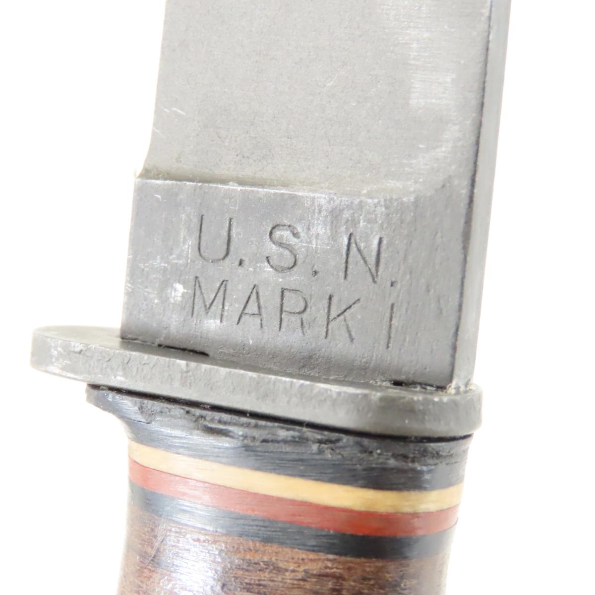 USN MARK 1 Pal RH35 knife with scabbard