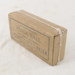 Ammunition 50 rounds Cal .45 M1911 sealed box