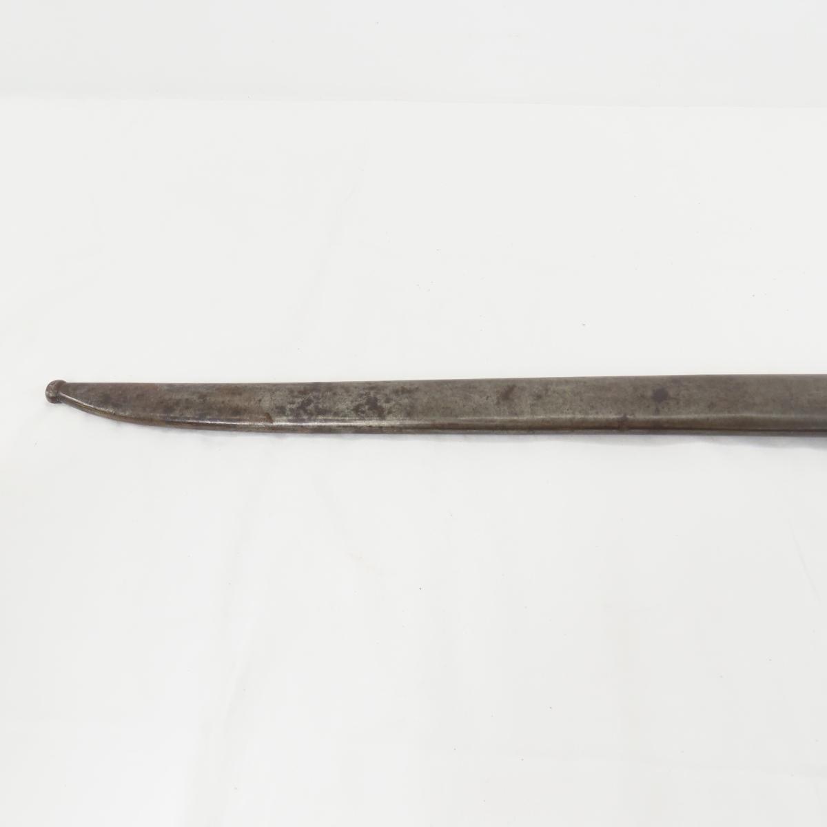 French M 1866 bayonet with sheath